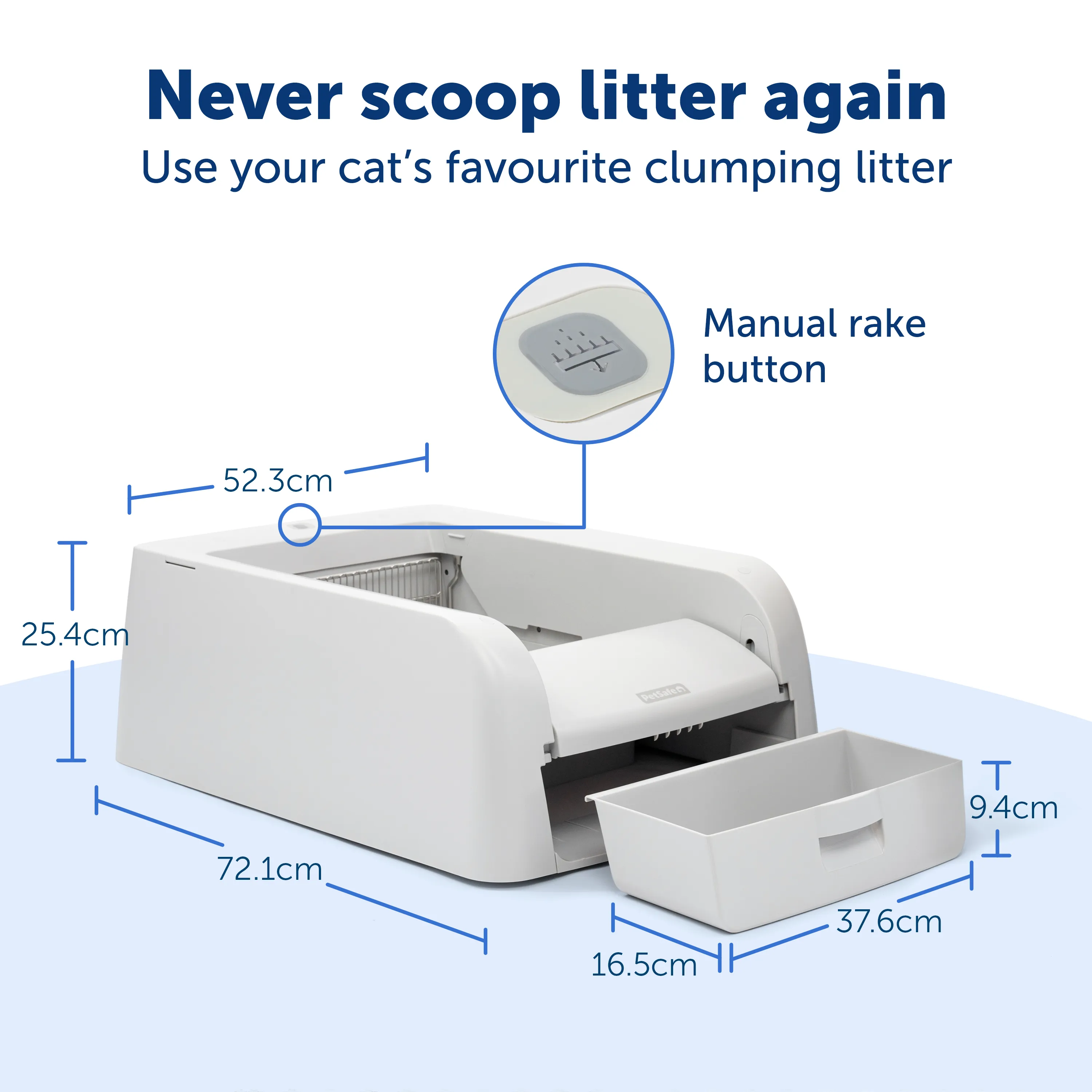 ScoopFree® Clumping Self-Cleaning Litter Box