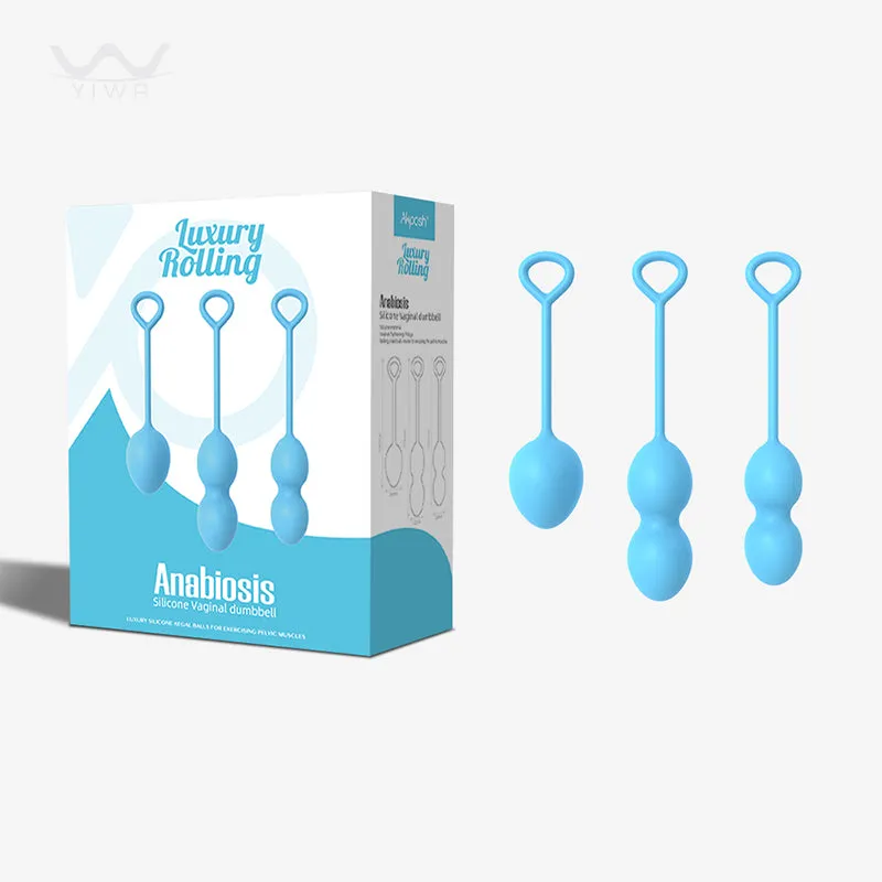 Silicone ben wa balls exercises Vaginal Dumbbell kegel Balls for women