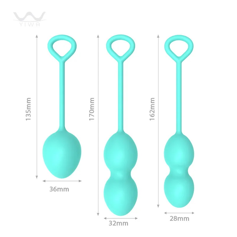 Silicone ben wa balls exercises Vaginal Dumbbell kegel Balls for women