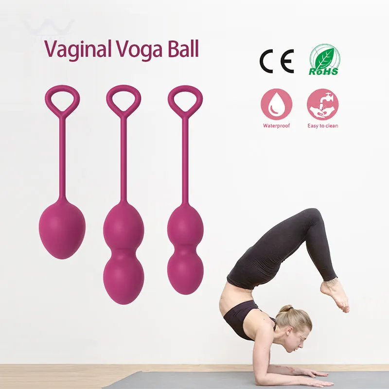Silicone ben wa balls exercises Vaginal Dumbbell kegel Balls for women