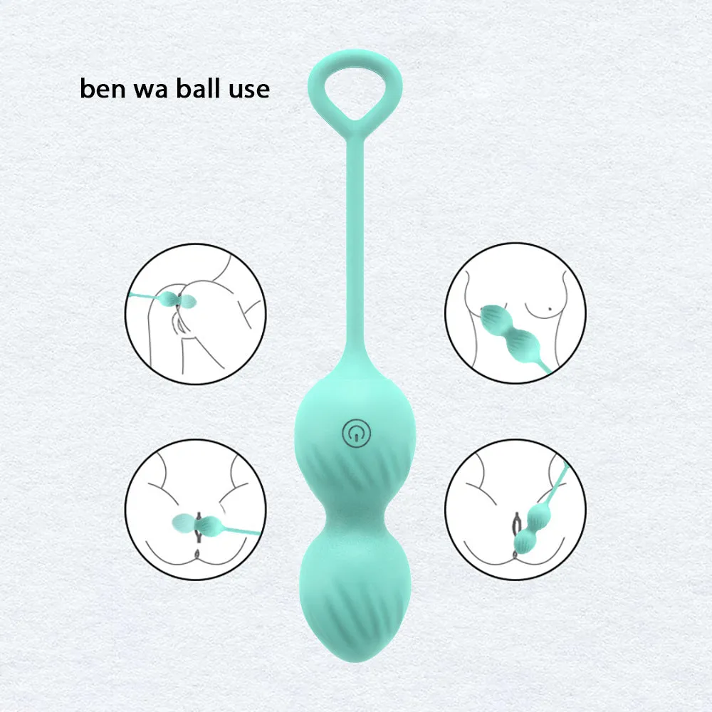 Silicone ben wa balls exercises Vaginal Dumbbell kegel Balls for women