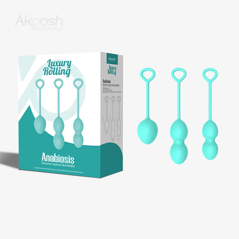 Silicone ben wa balls exercises Vaginal Dumbbell kegel Balls for women