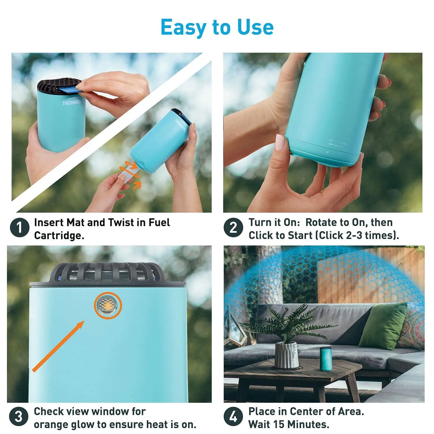 Thermacell Patio Shield Mosquito Repeller