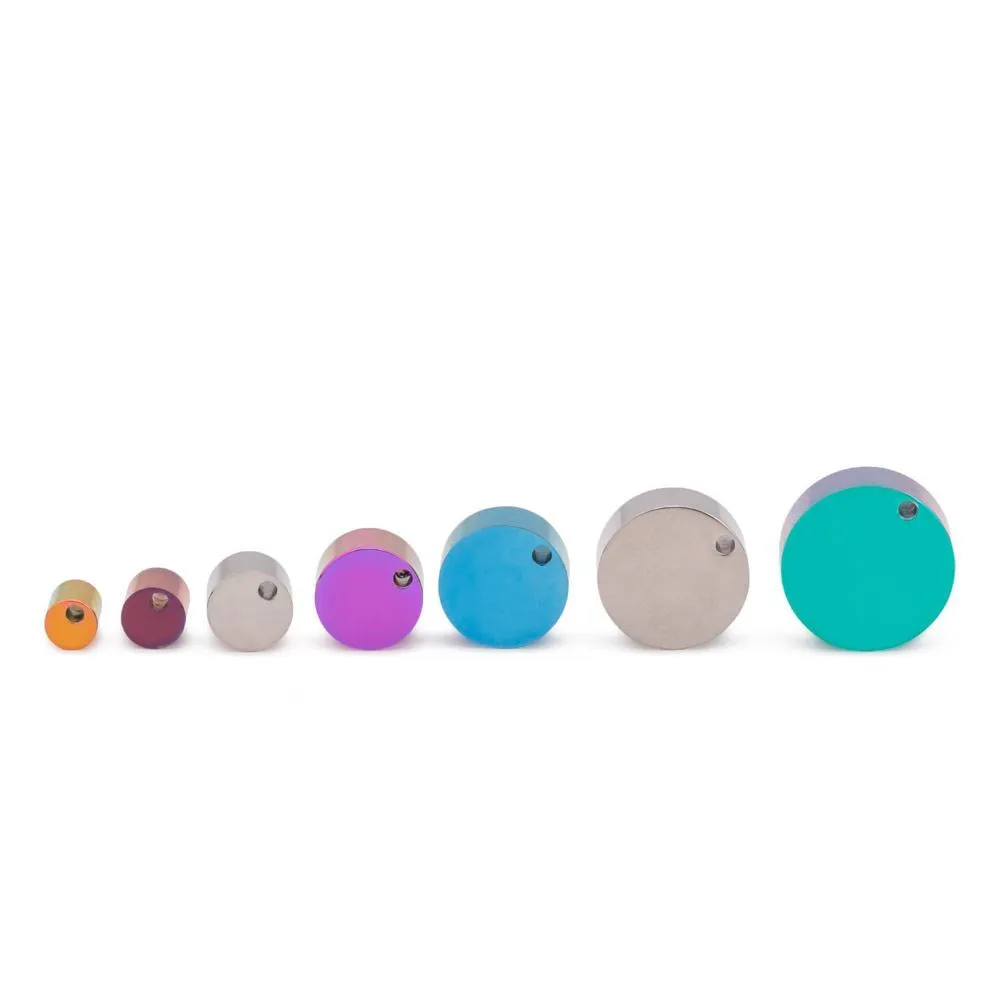 Tilum Titanium Septum Clicker Adapter - 4g to 5/8"