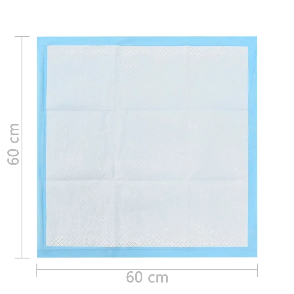 vidaXL Pet Training Pads 100 pcs 60x60 cm Non Woven Fabric